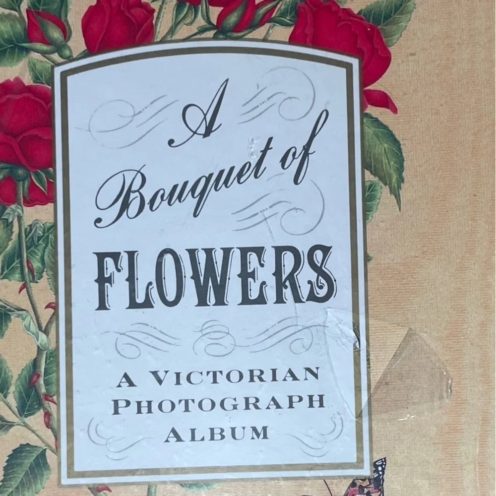 The Victorian Photograph Album - A BOUQUET OF FLOWERS -Vintage Hardback